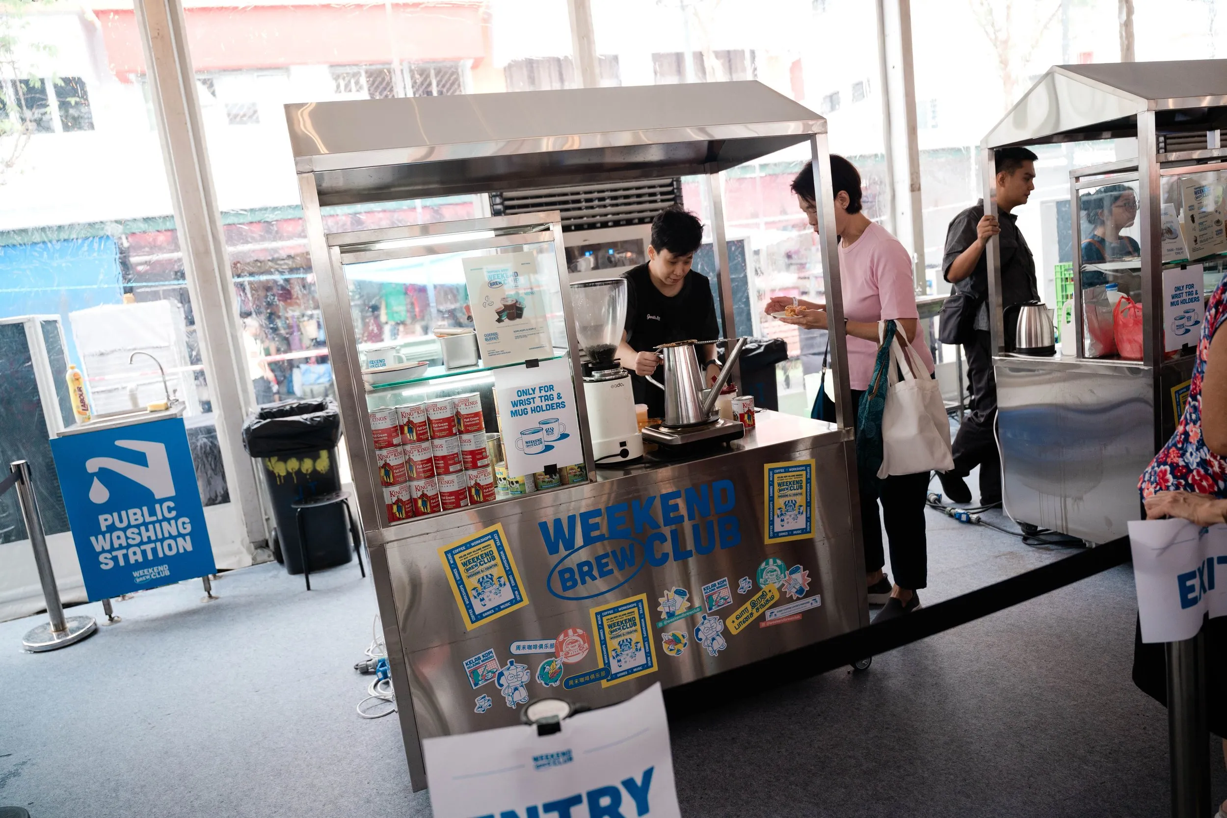 Genista Ln kopi cart at the WBC Tampines West event, 2026