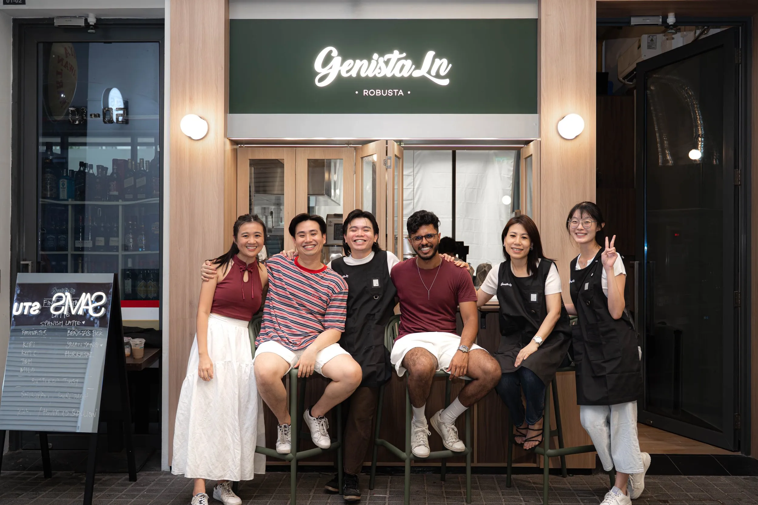 The Genista Ln team outside the Lavender Street shop
