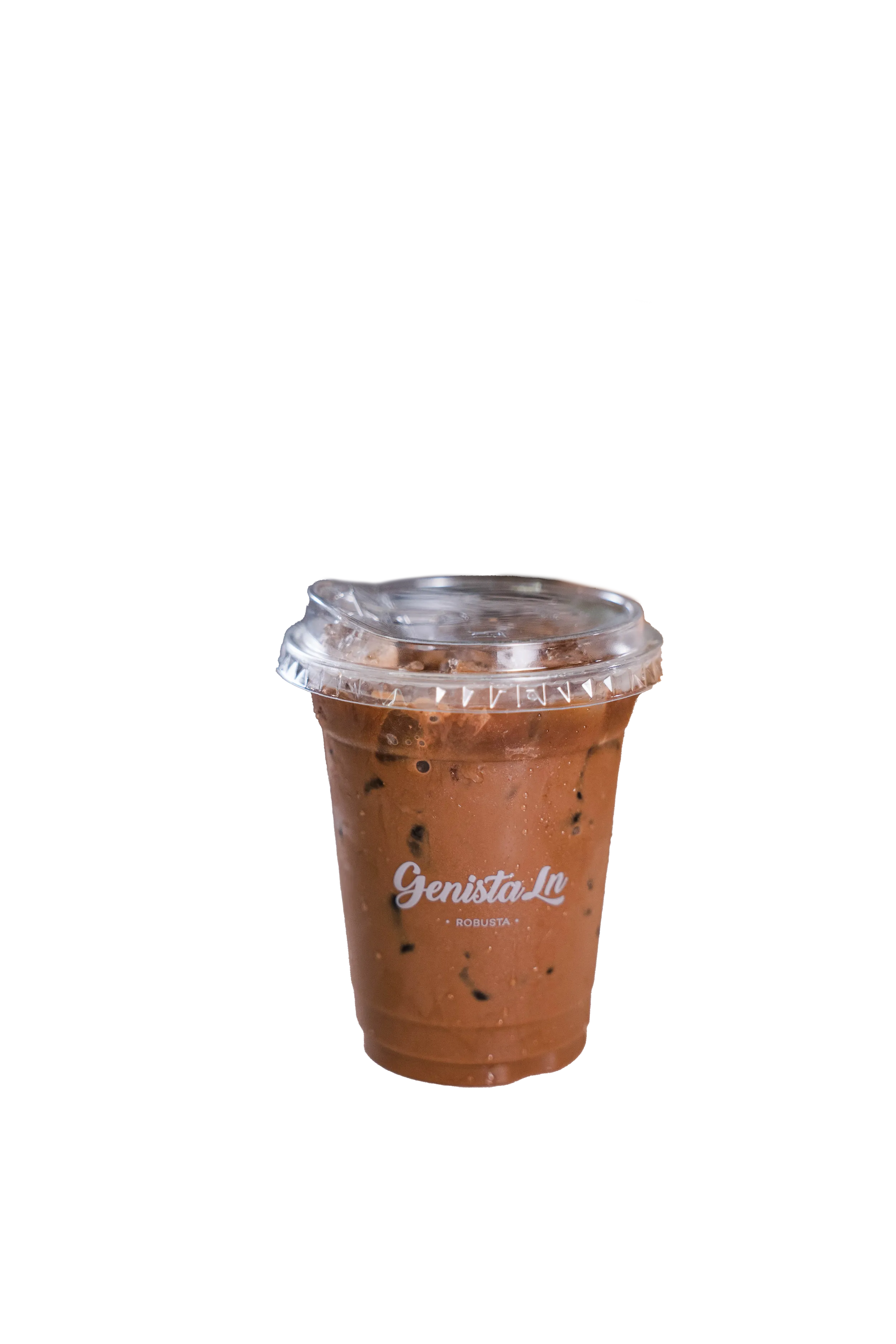 Iced Horkasai, a blend of kopi and Milo, in a Genista Ln cup