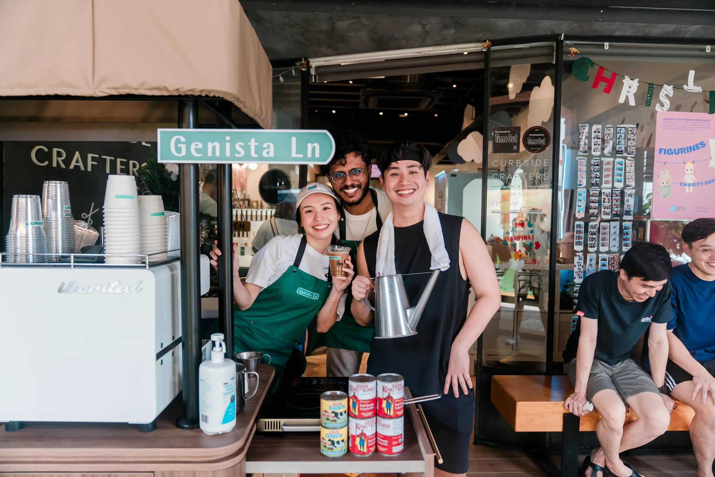 Genista Ln kopi cart at the Curbside event, 2024