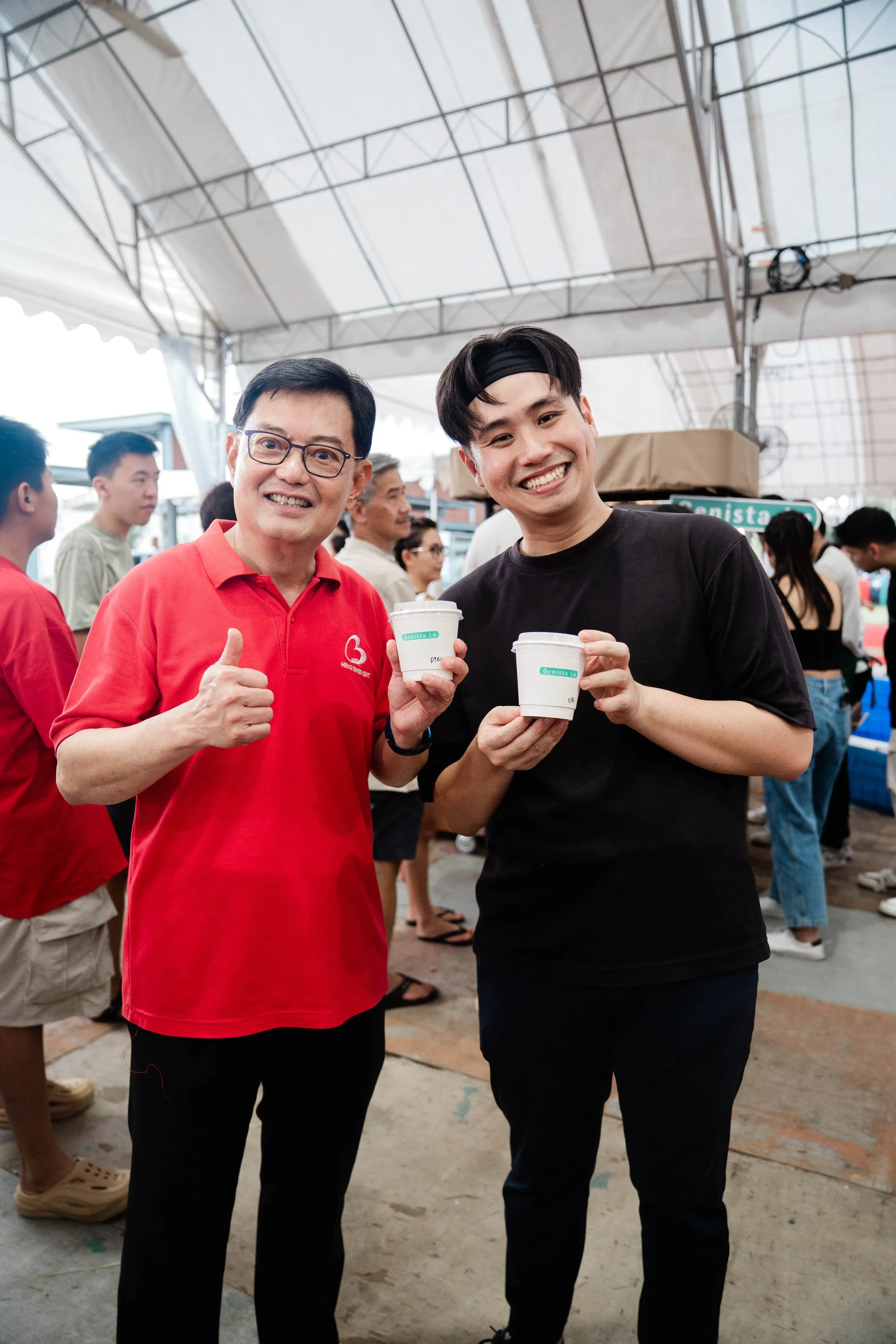 Genista Ln kopi cart at the Movie Night, Bedok CC event, 2025